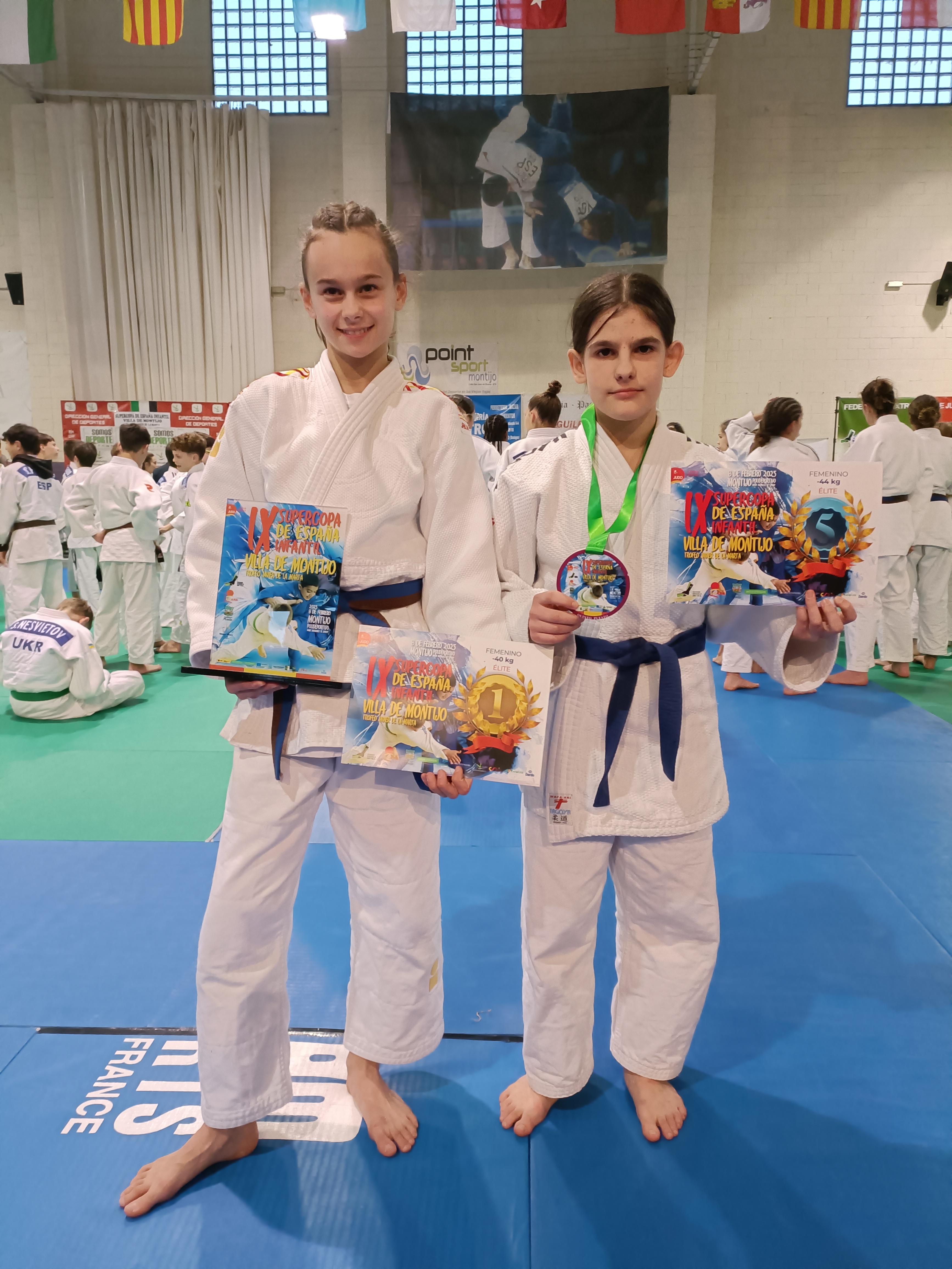 ORO para Paula y 5&ordm; PUESTO para Garazien la Supercopa de Espa&ntilde;a de Judo Infantil de Montijo. 08-02-25